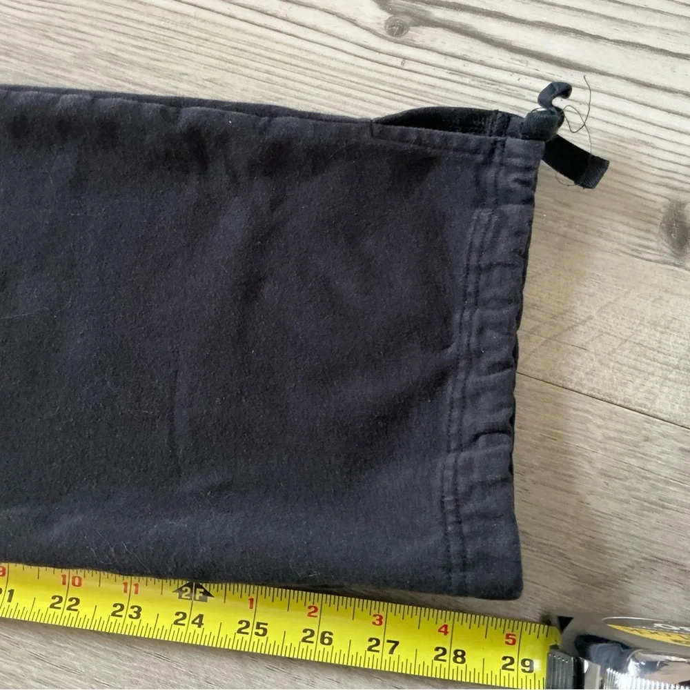 Gap women’s stretch sweatpants athletic black zip pockets drawstring size small